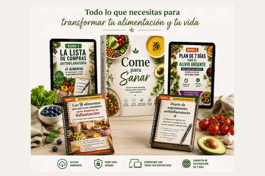 🌿 Come para Sanar™ Programa Digital de Alimentación Antiinflamatoria